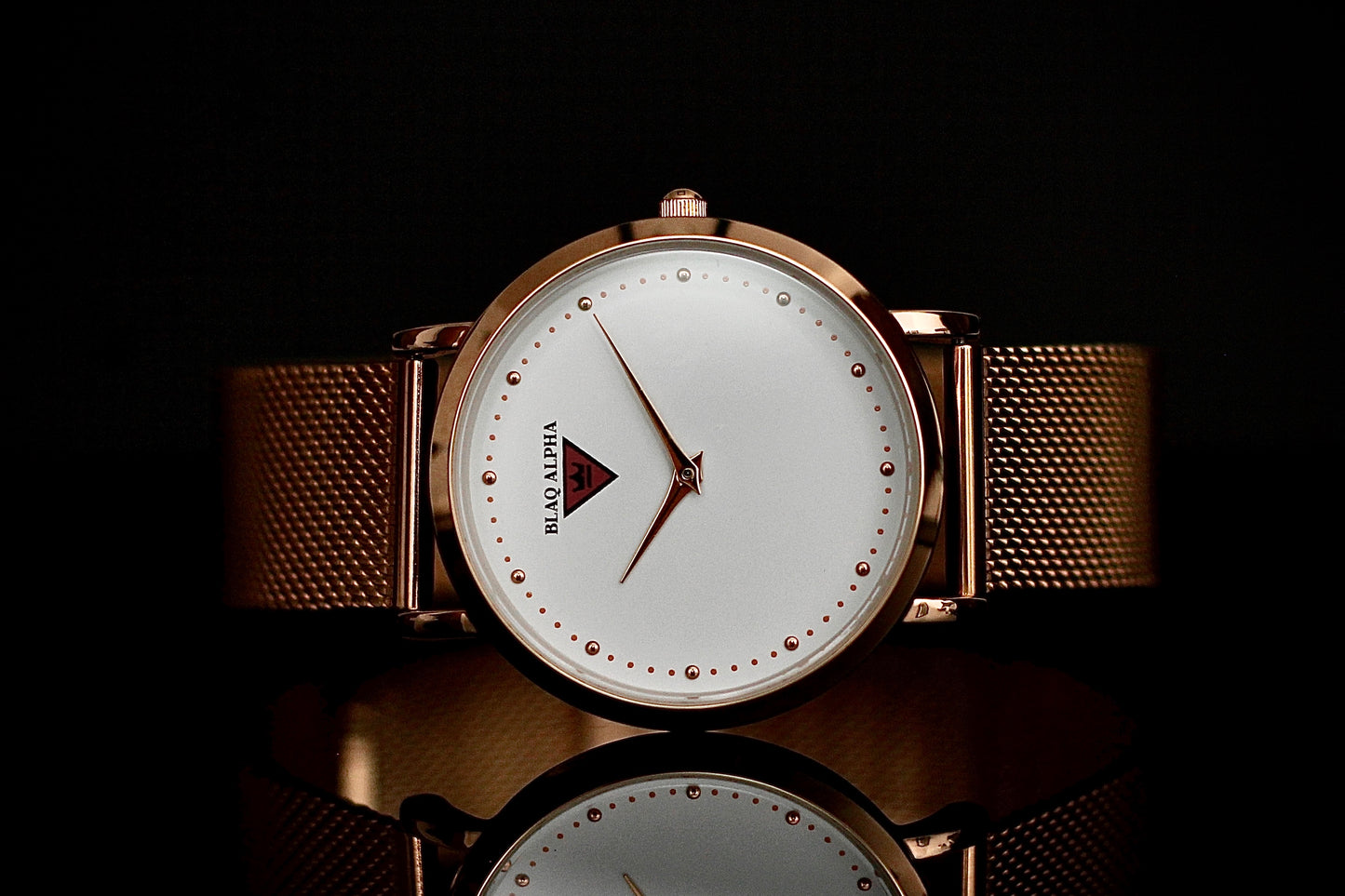 Lotus • White / Rose Gold